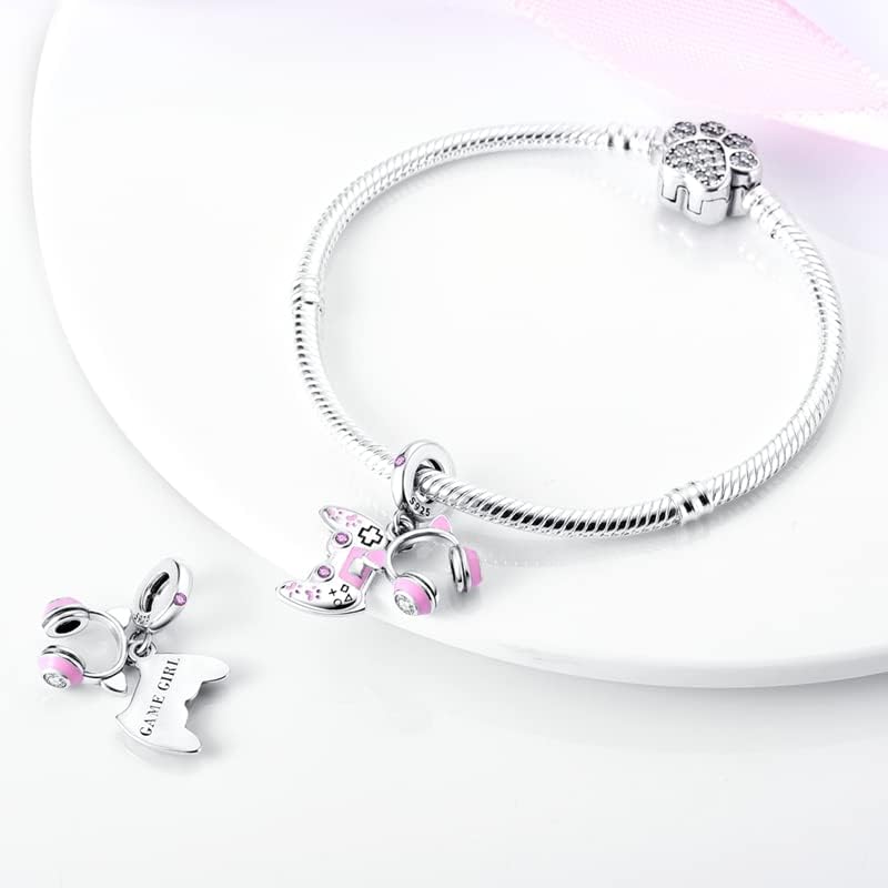 CYCUFF Store 925 Sterling Silver Charms Suitable for Charm Necklaces, Bracelet Pendants Beads Jewellery Gift for Women Family Friends - Image 2